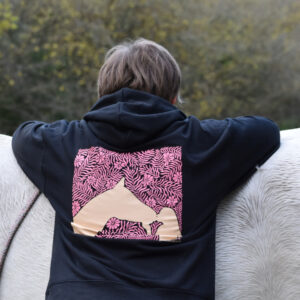 happy place - hoodie noir